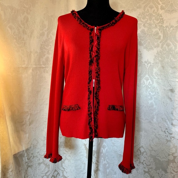 Nygard Ladies Zippered Cardigan - Picture 1 of 12